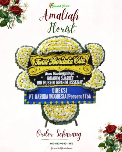 Papan Bunga Duka di Hative Besar